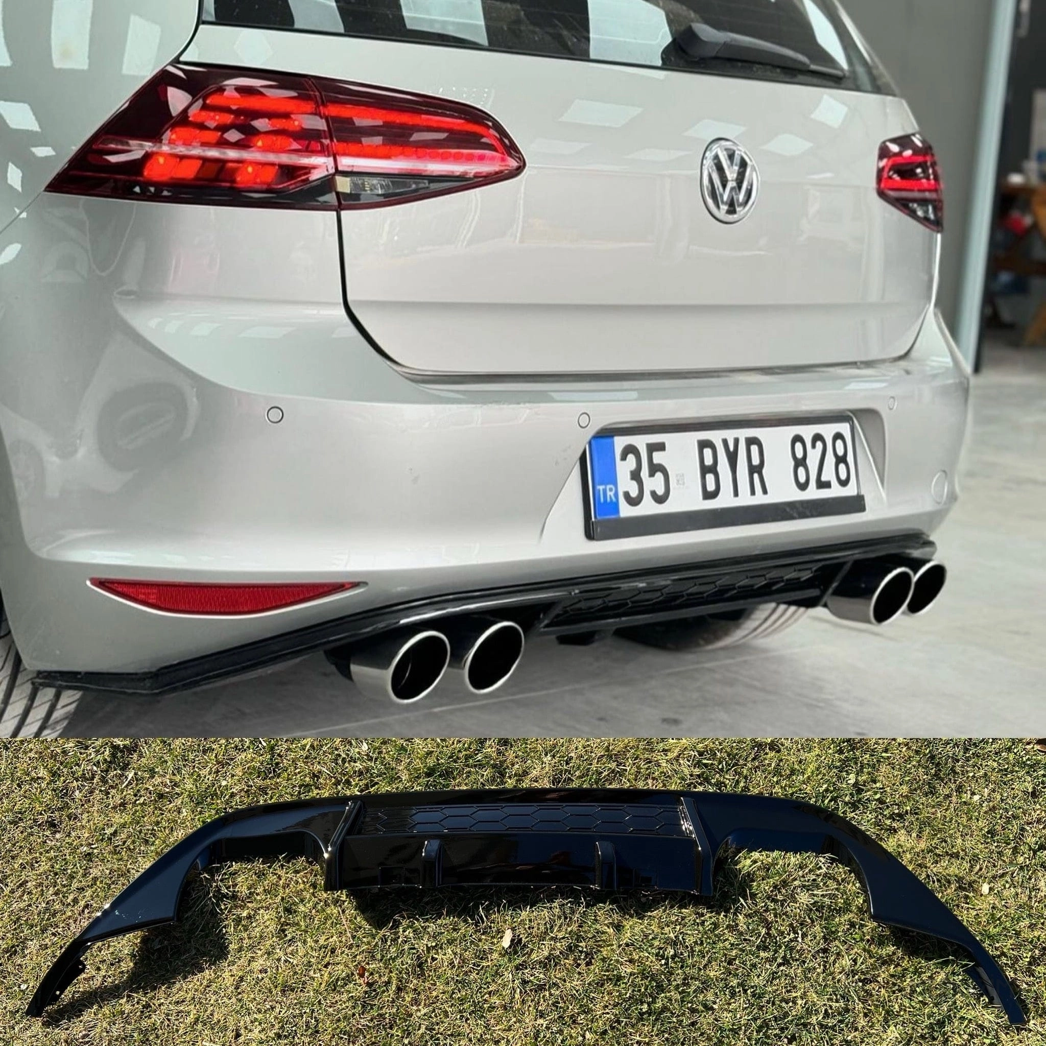 Golf 7 uyumlu 7.5 R Difüzör (Normal tampon uyumlu )