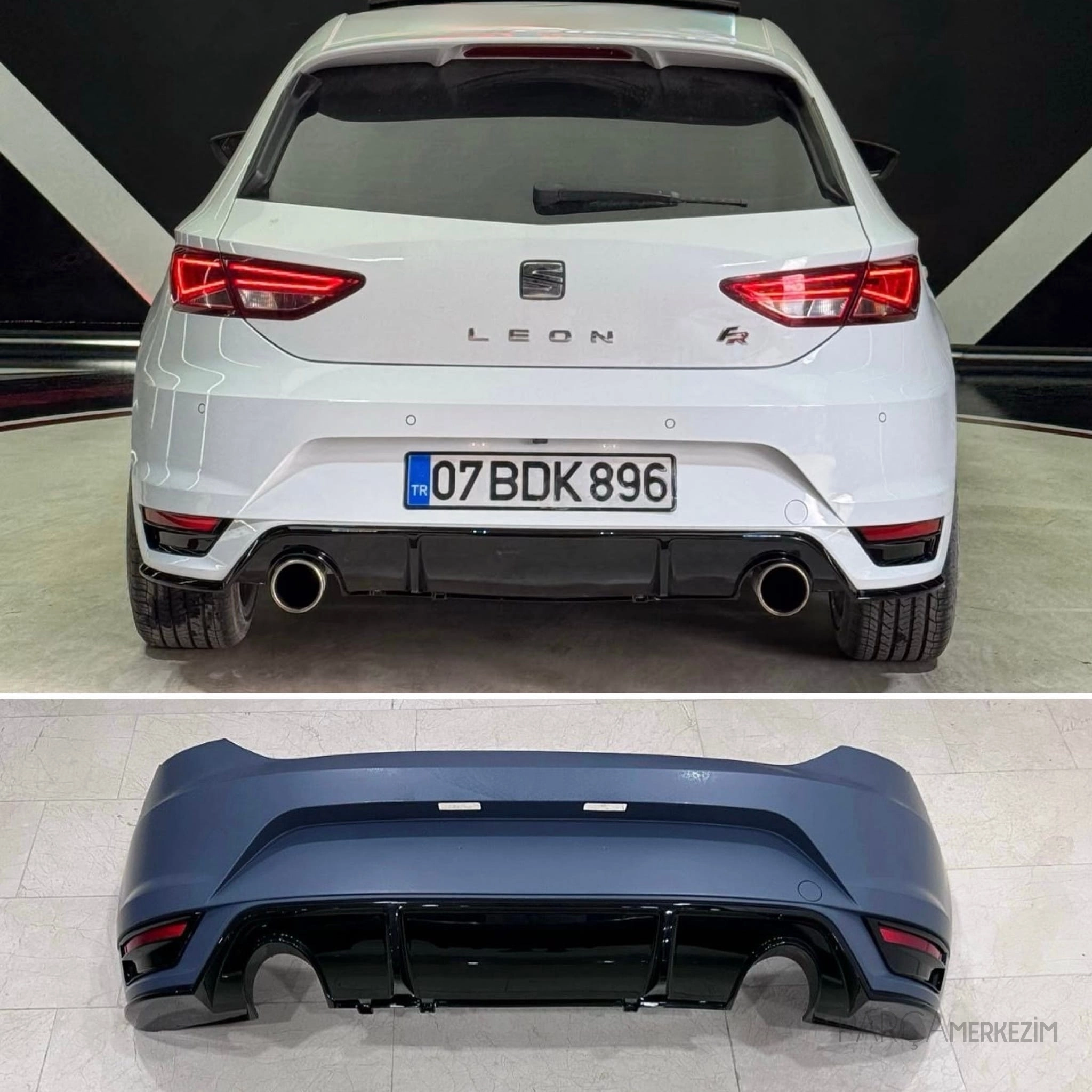  Leon Mk3 Aero Tampon Boyasız İthal