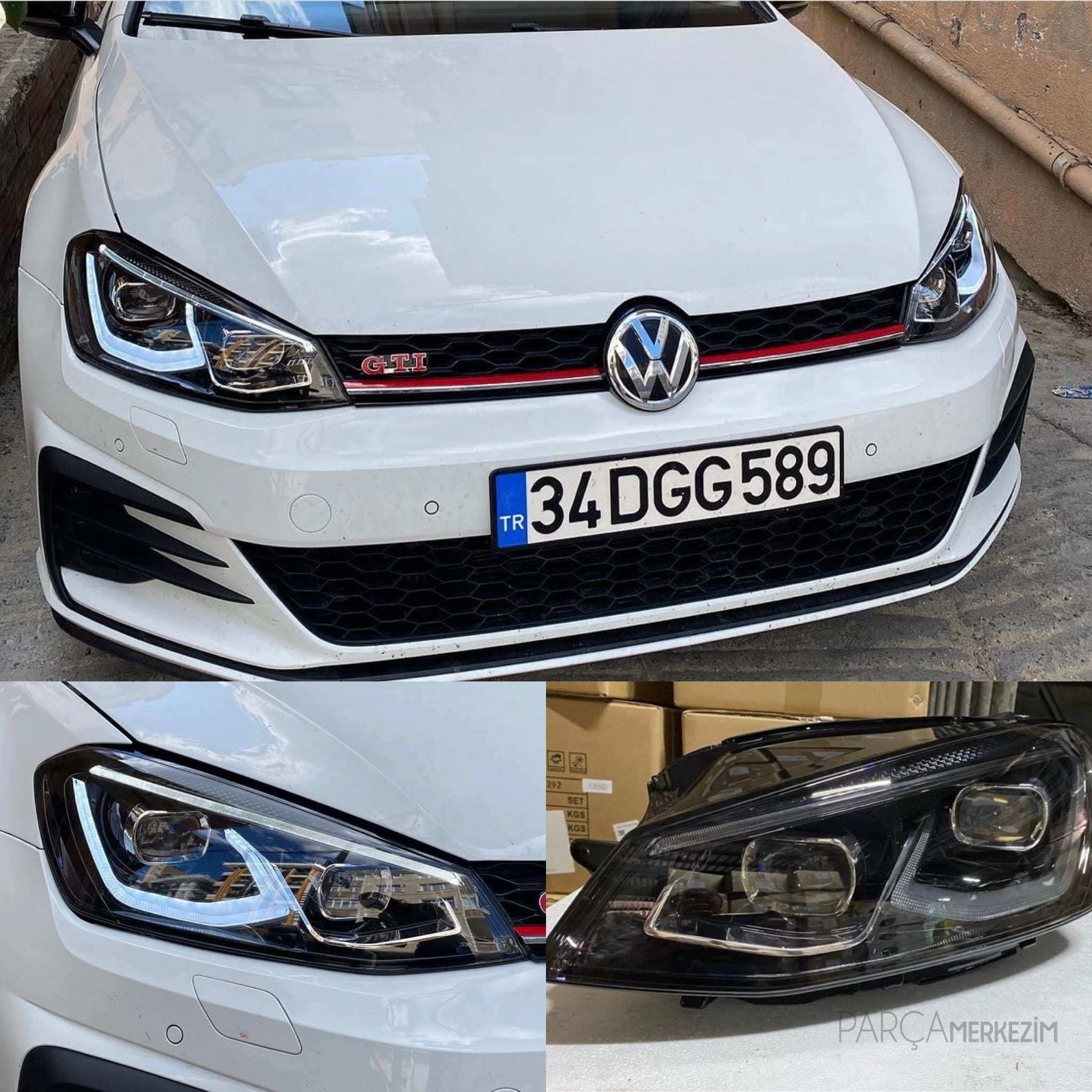 Golf 7 uyumlu 8 Dizayn Led Farlar