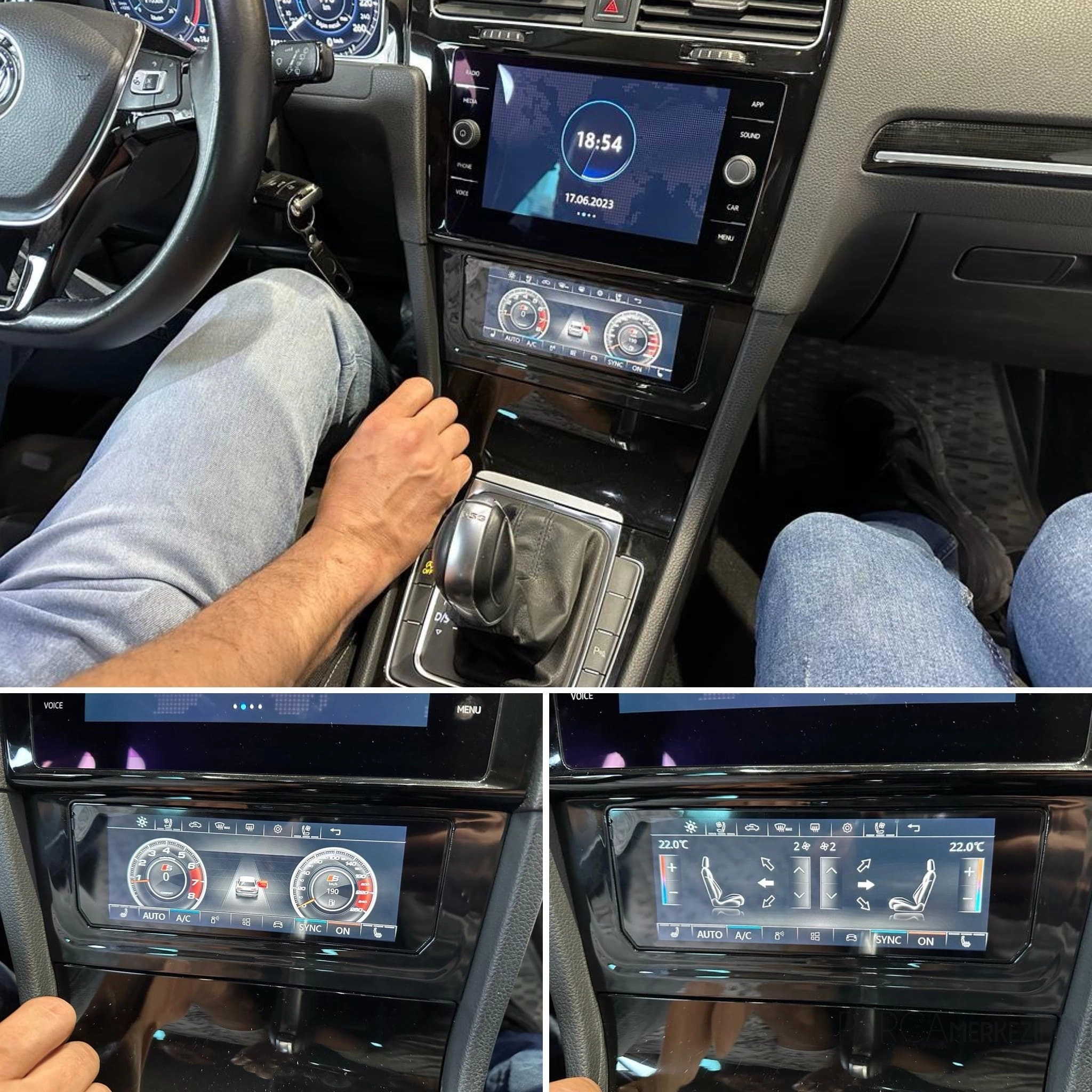  Passat B8B8.5 Digital Klima Paneli