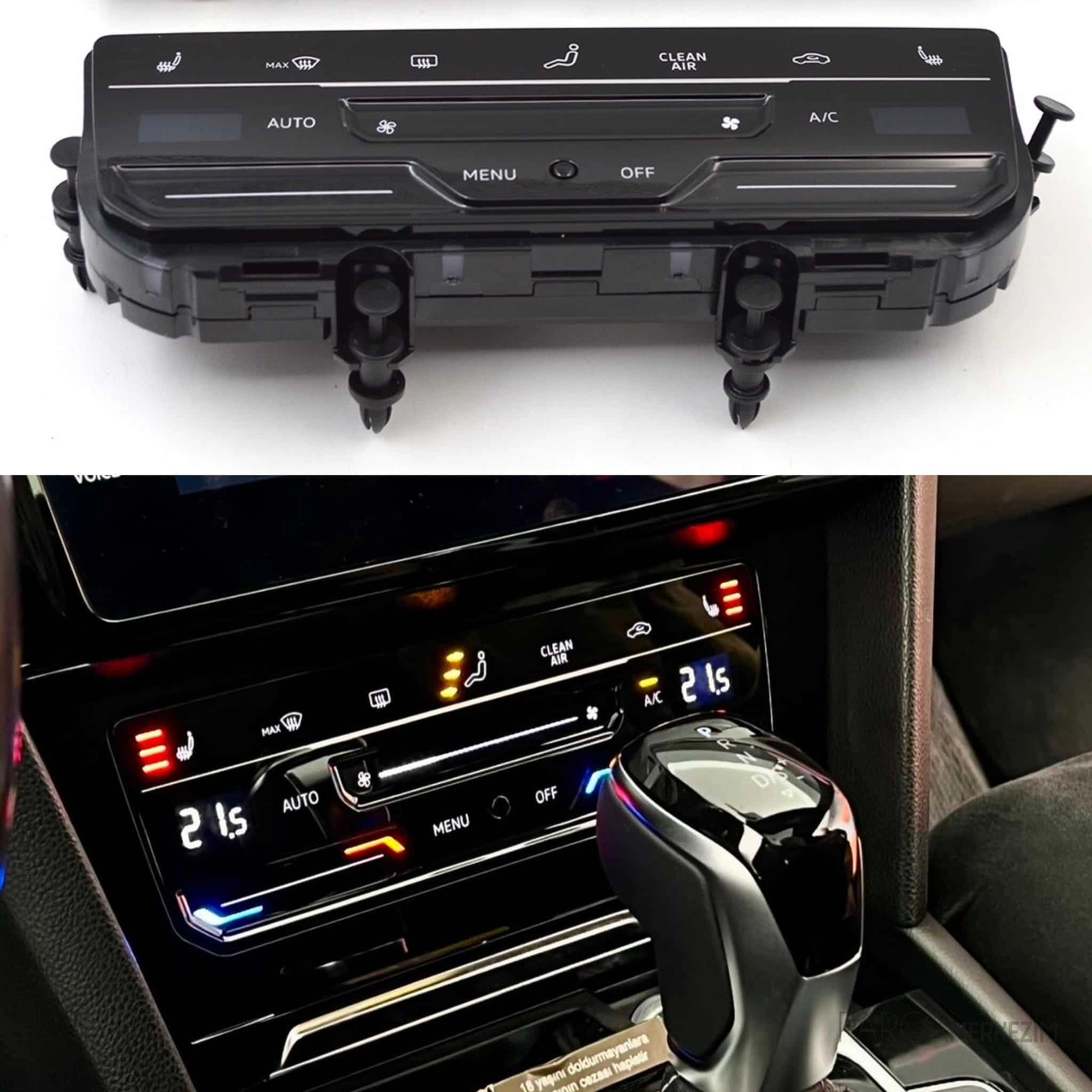 GOLF 7-7.5 Dokunmatik Dijital Klima Paneli