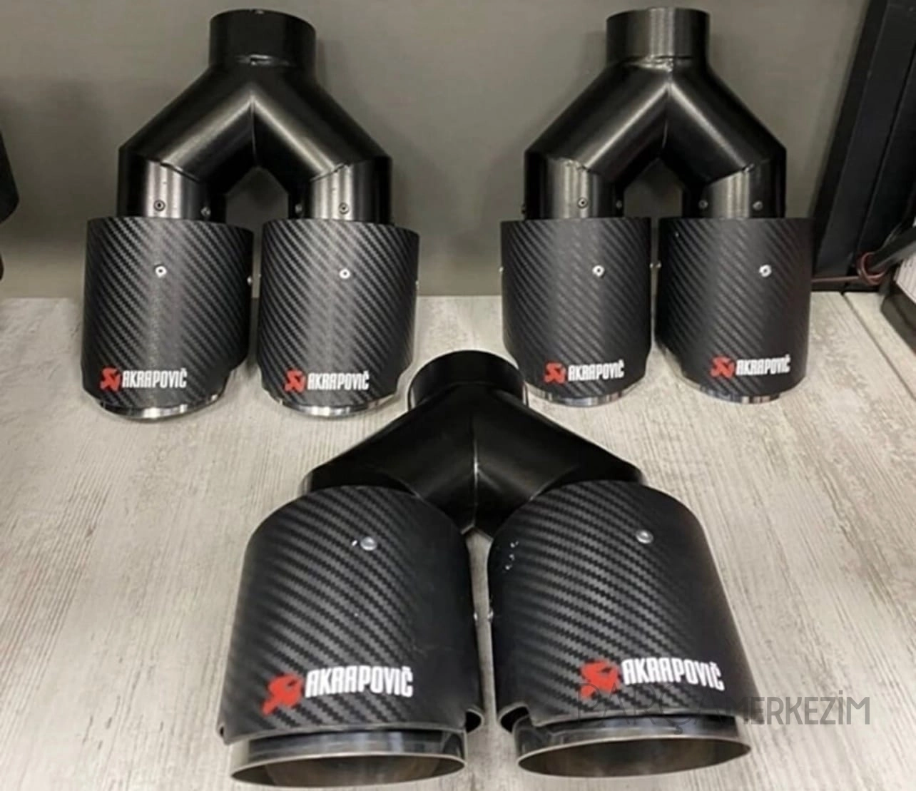 Akrapoviç Egzoz Ucu Seti Sağ Sol Çift 90MM
