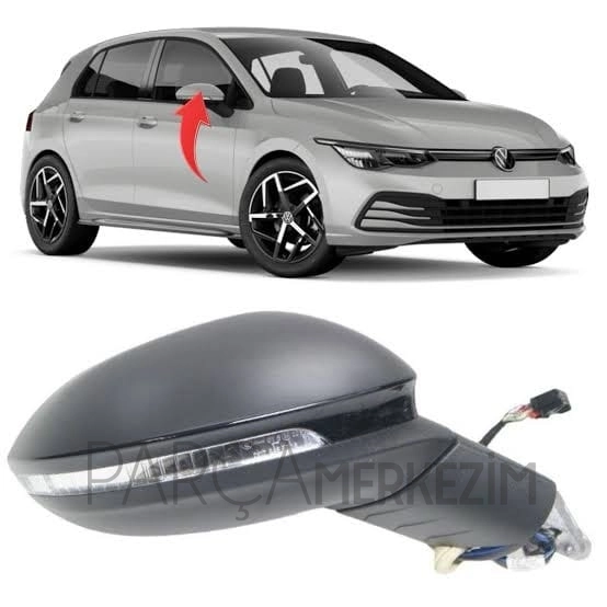  Golf 8  8.5 Katlanır Ayna
